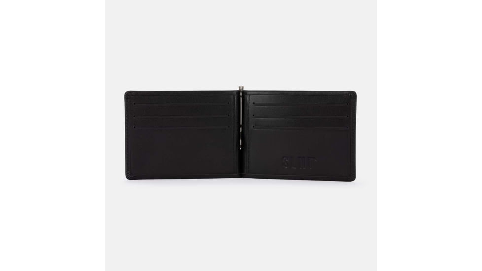 SLNT RFID Money Clip BiFold Wallet, Black, SPW-BFMCBL