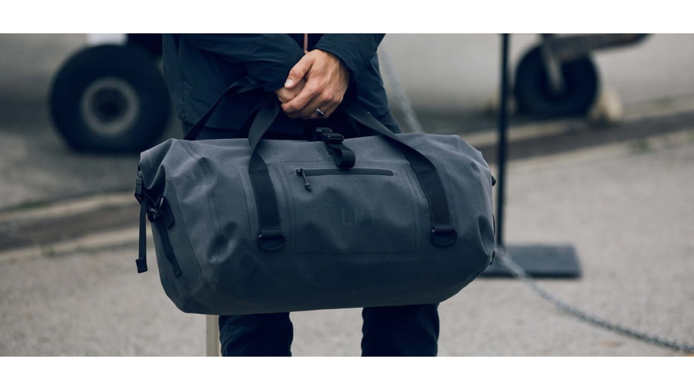 SLNT Waterproof Faraday Duffel, USA Berry Compliant, Black, 40L, SPB-DFL-BER