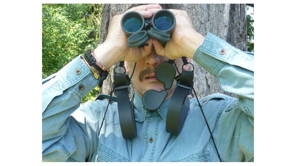 Slogan Outdoors So Binocular Strap Adj. Rubber W/elastic Cord Black