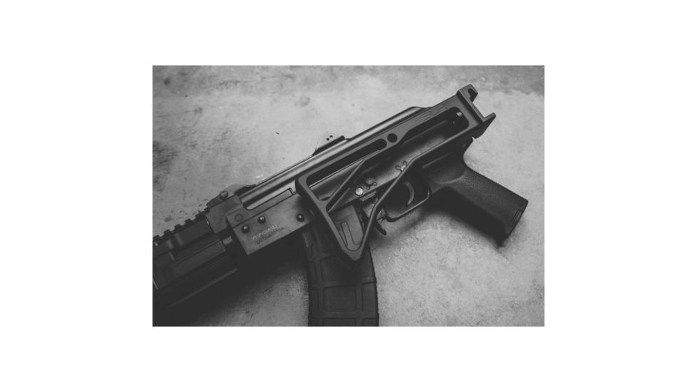 SLR AK Billet Folding Stock, Black 00810646031357