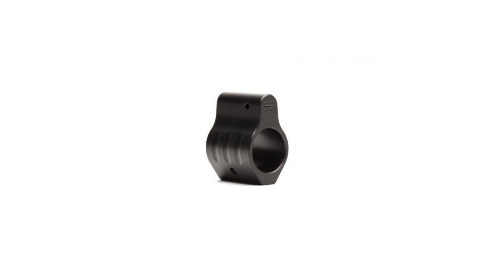 SLR GB6 .625 Non-Adjustable Micro Low Profile Gas Block w/.400 in. Set Screw Spacing, Black 00810646031418