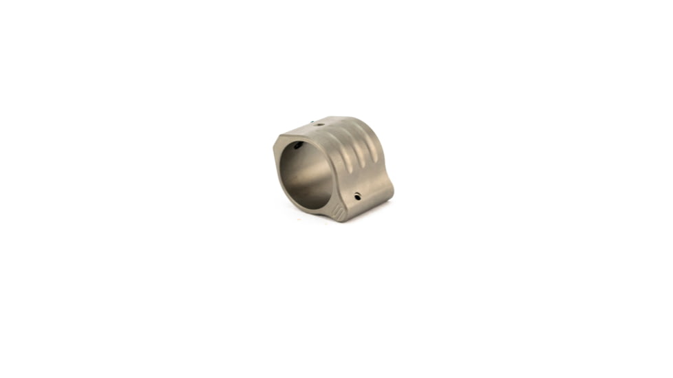 SLR GB8 .875 Non-Adjustable Micro Low Profile Gas Block w/.400 in. Set Screw Spacing, Titanium, GB8-TI-S