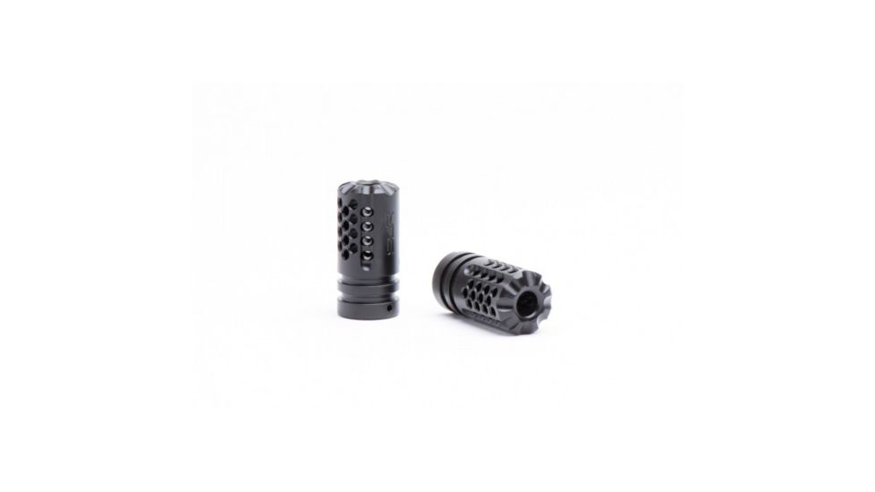 SLR Synergy 30 Cal AK Mini Compensator, 14x1 LH Thread, Black 00810646035119