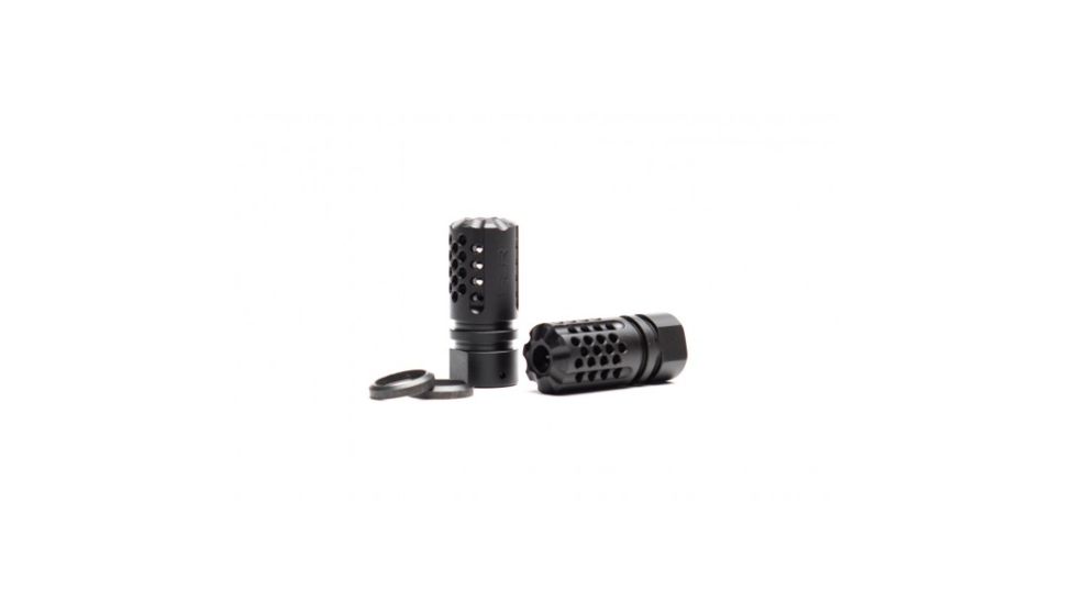 SLR Synergy 30 Cal Mini Compensator for 14.5 inch Barrels, 5/8x24 Thread, Black 00810646034983