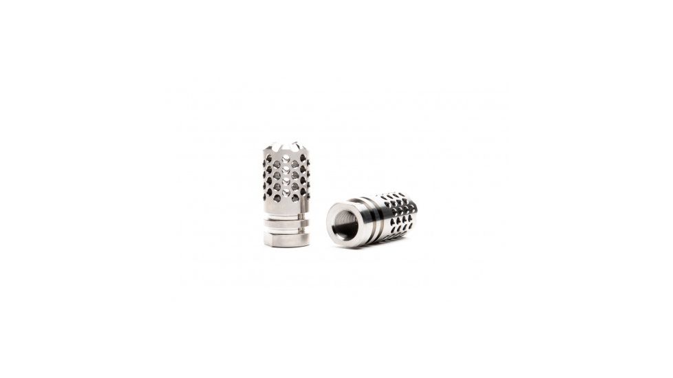 SLR Synergy 9mm Mini Compensator, 13.5x1 LH Thread, Titanium, MB-9MM-13.5-MINICOMP-TI