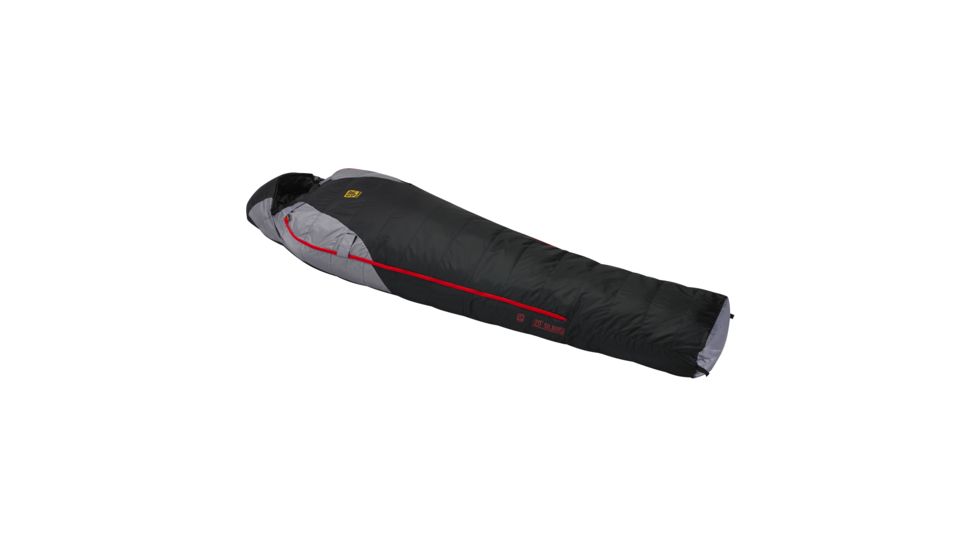Slumberjack Sojourn -20 Deg 550F Long Dual Zipper, Black &amp; Gray, long 51734216-DL