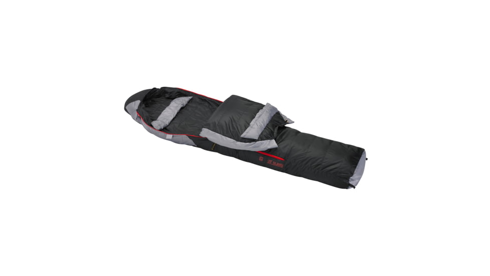 Slumberjack Sojourn -20 Deg 550F Long Dual Zipper, Black &amp; Gray, long 51734216-DL