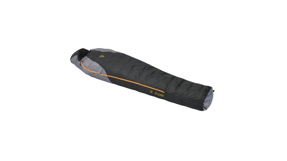 Slumberjack Sojourn 20 Deg 550F Long Dual Zipper, Black &amp; Gray, long 51734416-DL