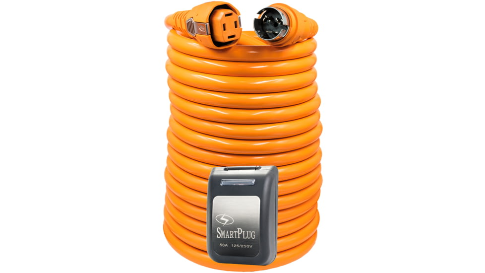 SmartPlug Amp 50' Dual Configuration Cordset w/Tinned Wire &amp; 50 Amp Non Metallic Black Inlet 50 68420