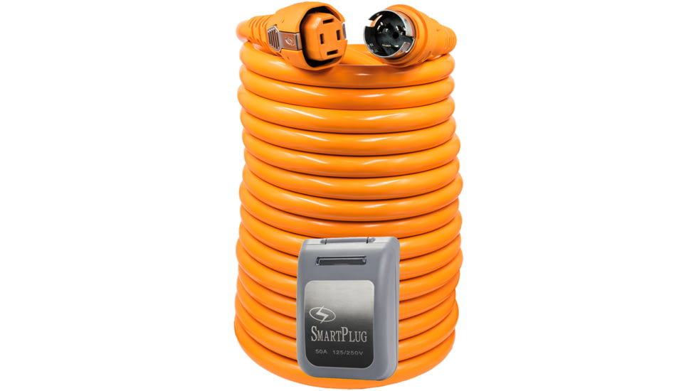 SmartPlug Amp 50' Dual Configuration Cordset w/Tinned Wire &amp; 50 Amp Non Metallic Gray Inlet 50 68416