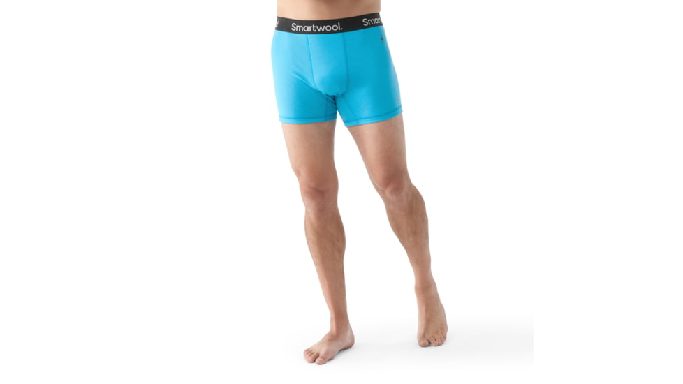 Smartwool Active Boxer Brief Boxed - Mens, Pool Blue, 2XL, SW016996N181XXL000