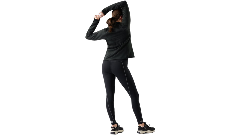 Smartwool Active Fleece Wind 1/2 Zip Jacket - Womens, Black, Medium, SW002660001100M000