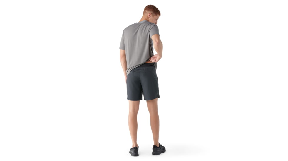 Smartwool Active Lined 7 in Short - Mens, Black, Large, SW002839001100L000