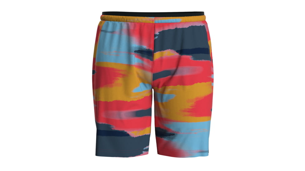 Smartwool Active Lined 8in Short - Mens, Carnival Horizon Print, Medium, SW016966L551-M