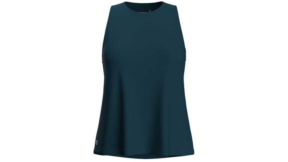 Smartwool Active Ultralite High Neck Tank - Womens, Twilight Blue, Small, SW002373G741S