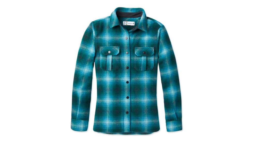 Smartwool Anchor Line Shirt Jacket - Womens, Everglade, Extra Small, SW000346B96-XS