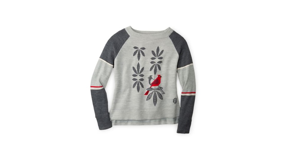 Smartwool Charley Harper Cardinal Holly Sweater - Womens, Black, Small, SW000162001S