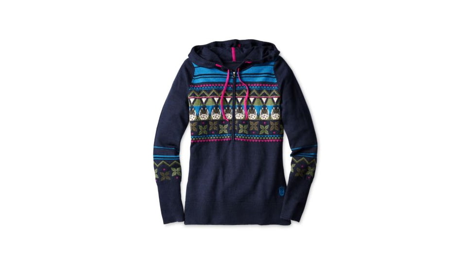 Smartwool Charley Harper Seal Sweater Deep - Womens, Deep Navy Heather, Extra Small, SW000159108XS