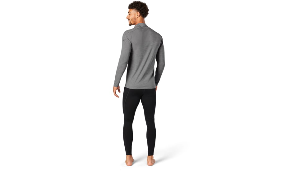 Smartwool Merino 1/4 Zip 150 Baselayer - Men's, Small, Light Gray Heather, SW000752545S