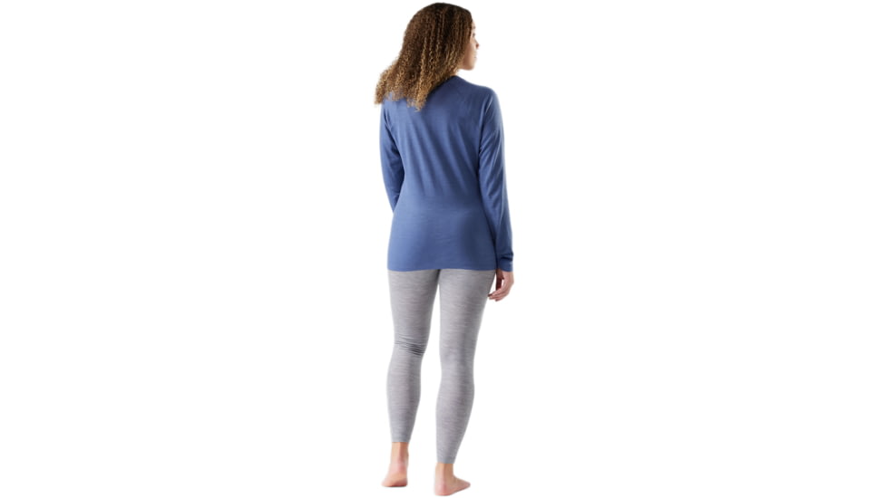 Smartwool Classic All-Season Merino Base Layer Crew - Womens, Nightfall Blue, Small, SW016912P43100S000