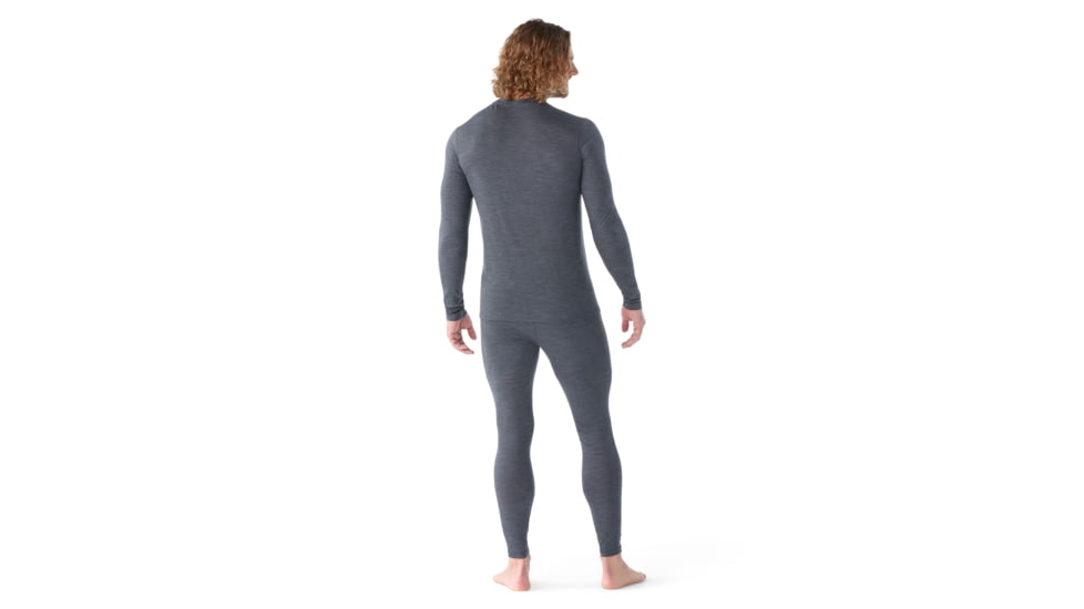 Smartwool Classic All-Season Merino Base Layer Long Sleeve - Mens, Iron Heather, 2XL, SW016952D361XXL000