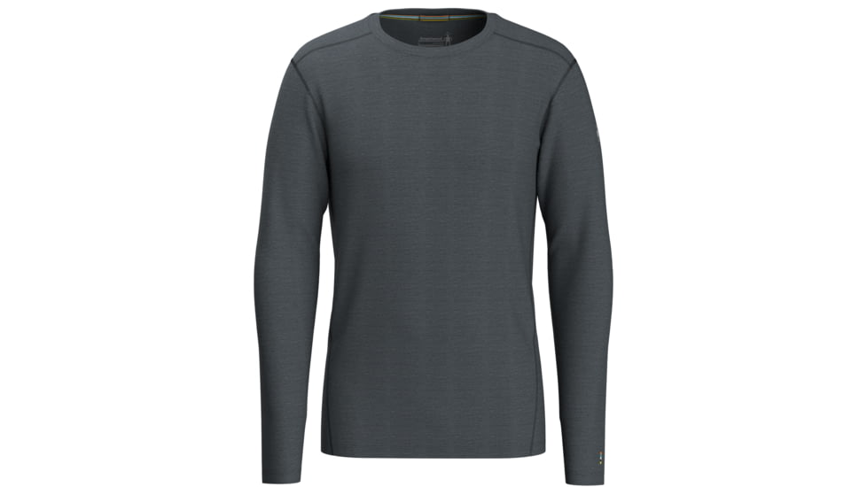 Smartwool Classic All-Season Merino Base Layer Long Sleeve - Mens, Iron Heather, Extra Large, SW016952D361-XL