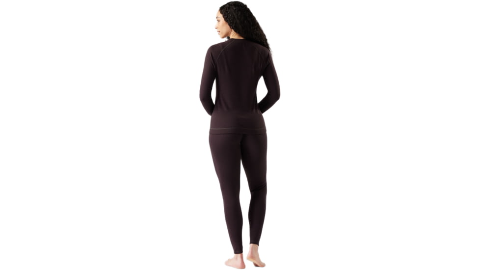 Smartwool Classic Thermal Merino Base Layer Crew - Womens, Mink Heather, Large, SW016369P85100L000