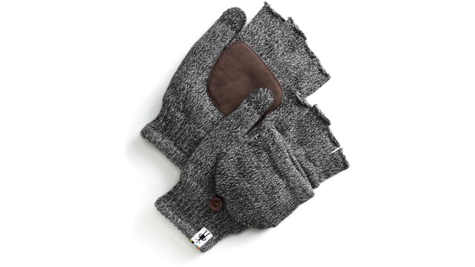 Smartwool Cozy Grip Flip Mitt, Black, Small/Medium, SW018036001-S/M