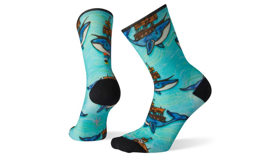 Smartwool Curated Mitas Whale Crew Socks - Womens, Multi Color, Medium, SW004055150-M