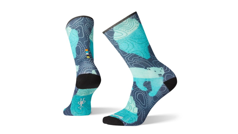 Smartwool Curated Polar Basin Crew Socks - Womens, Multi Color, Medium, SW003920150-M