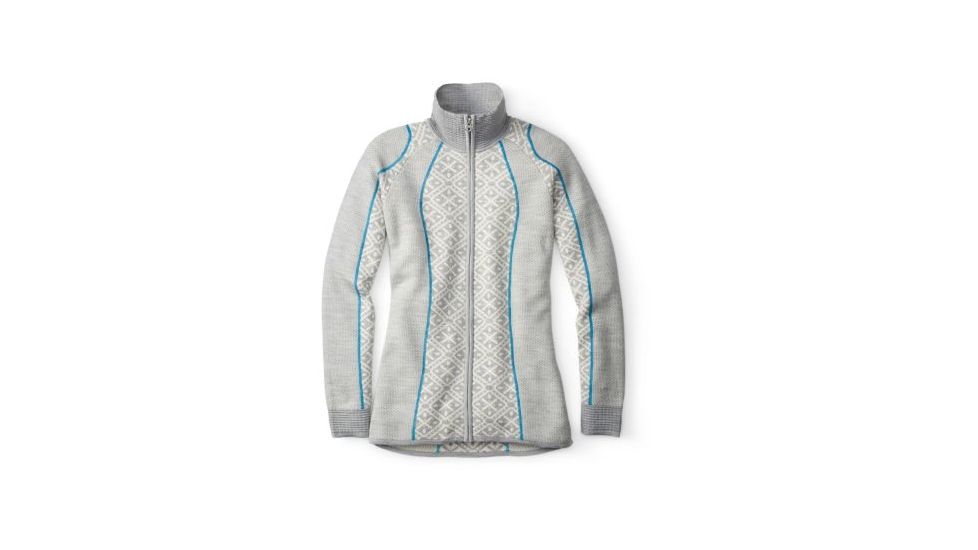 Smartwool Dacono Full Zip Sweater - Womens, Natural Heather, Extra Small, SW000103101XS