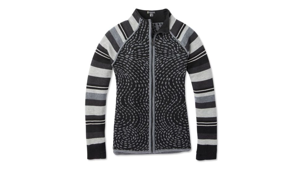 Smartwool Dacono Ski Full Zip Sweater - Womens, Black, Small, SW019272001-S