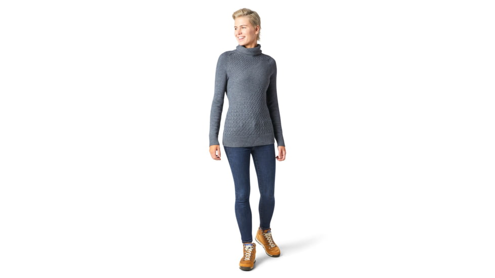 Smartwool Dacono Ski Sweater - Womens, Medium Gray Heather, Small, SW016430084-S