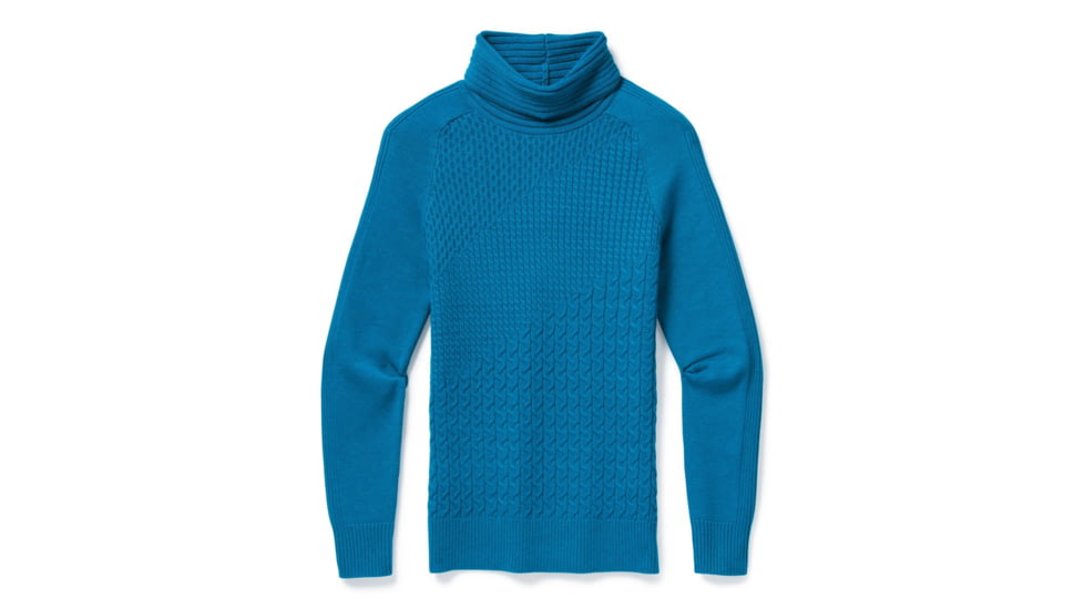 Smartwool Dacono Ski Sweater - Womens, Ocean Abyss Heather, Medium, SW016430E22-M
