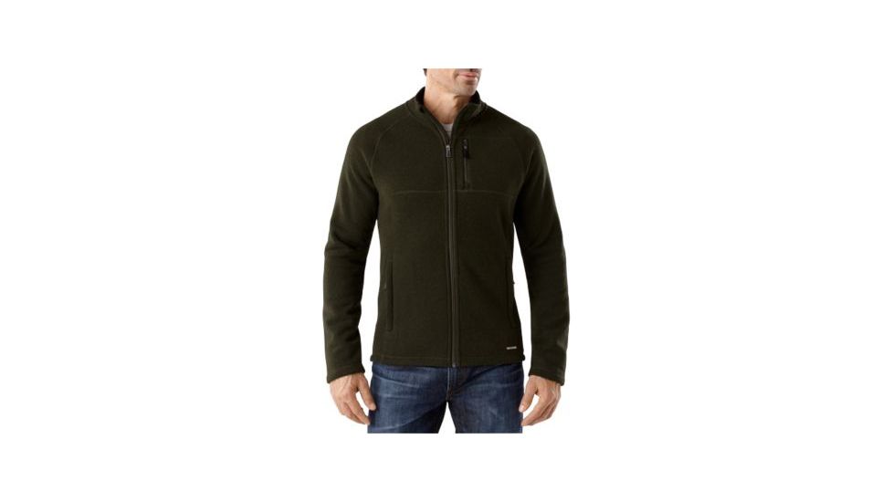 Smartwool Echo Lake Full Zip Fleece Jacket - Mens, Loden Heather, Medium, SW0SP638601M