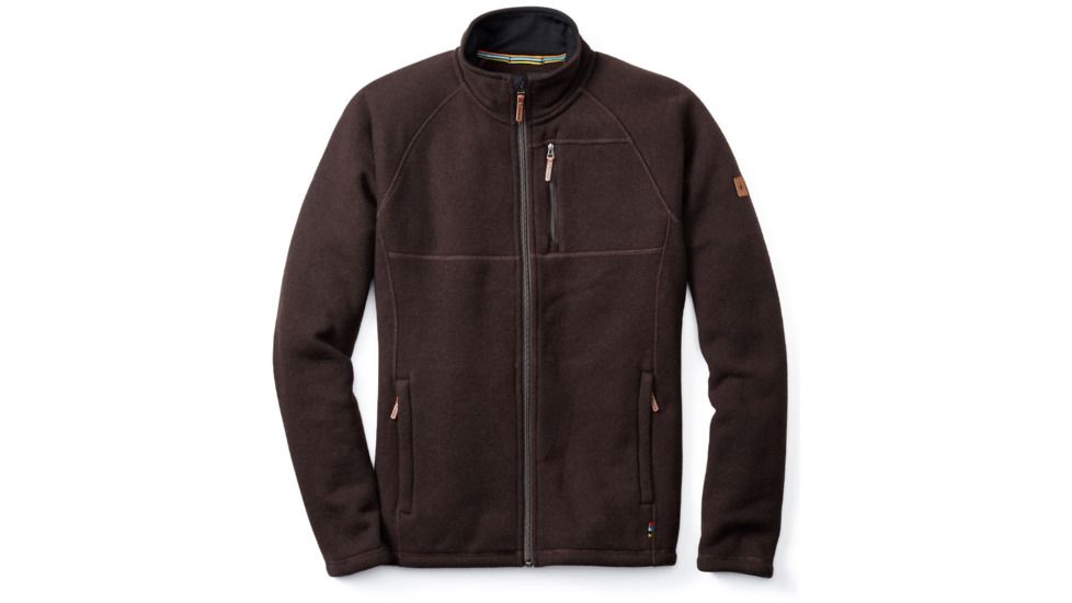 Smartwool Echo Lake Full Zip - Unisex, Sumatra Heather, Large, SW0SP638892-L