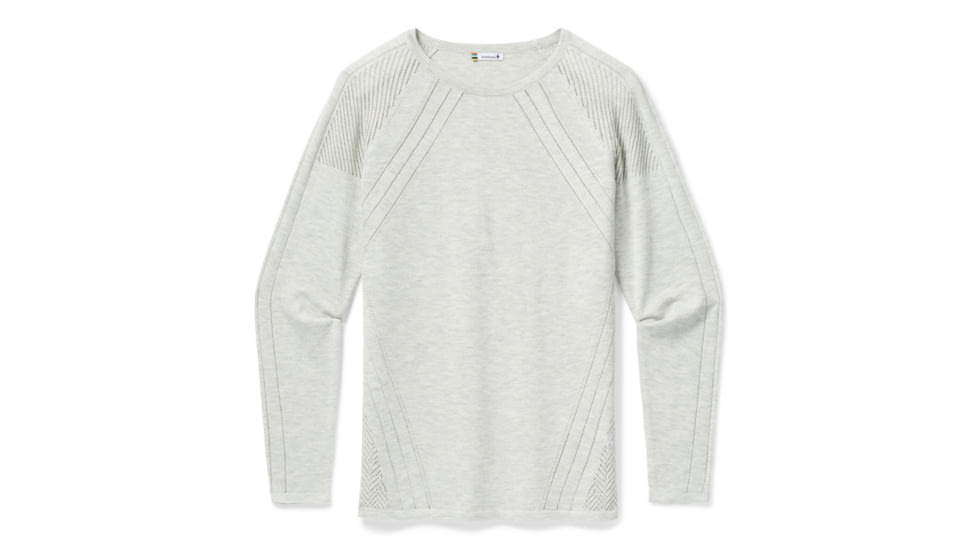 Smartwool Edgewood Crew Sweater - Womens, Ash Heather, Extra Large, SW016392047-XL