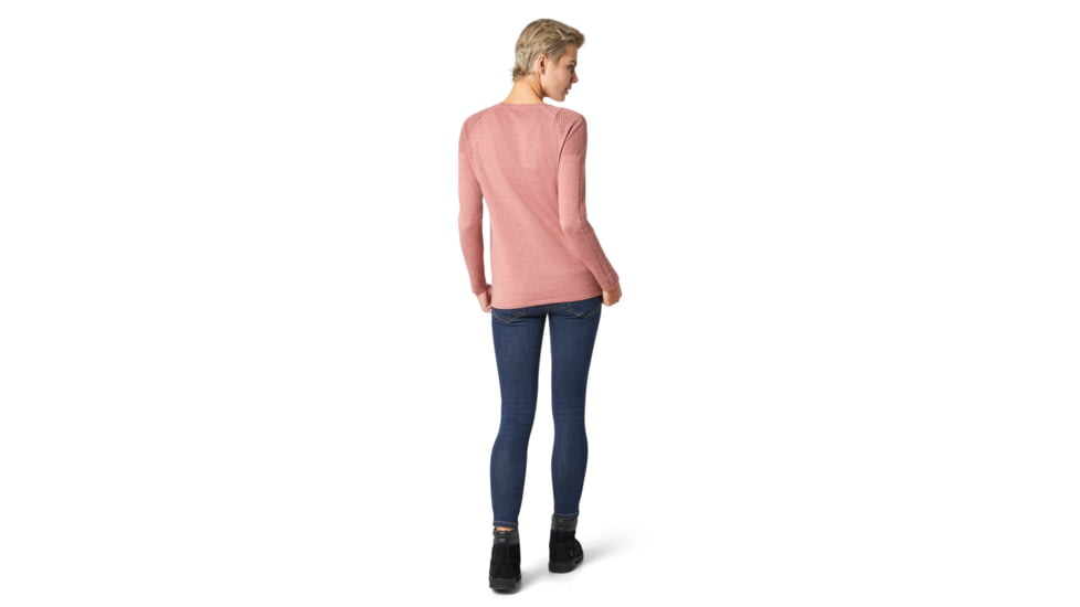 Smartwool Edgewood Crew Sweater - Womens, Canyon Rose Heather, Small, SW016392C93-S