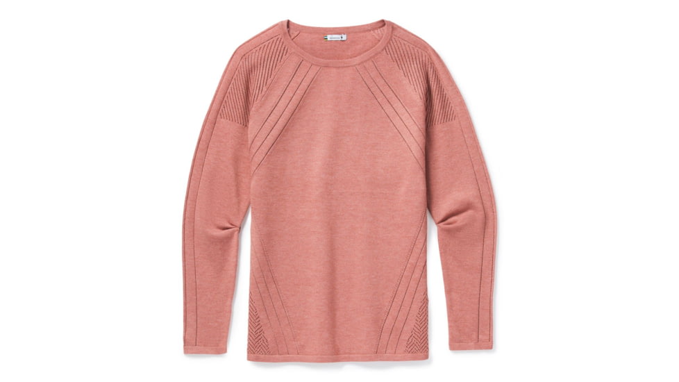 Smartwool Edgewood Crew Sweater - Womens, Canyon Rose Heather, Small, SW016392C93-S