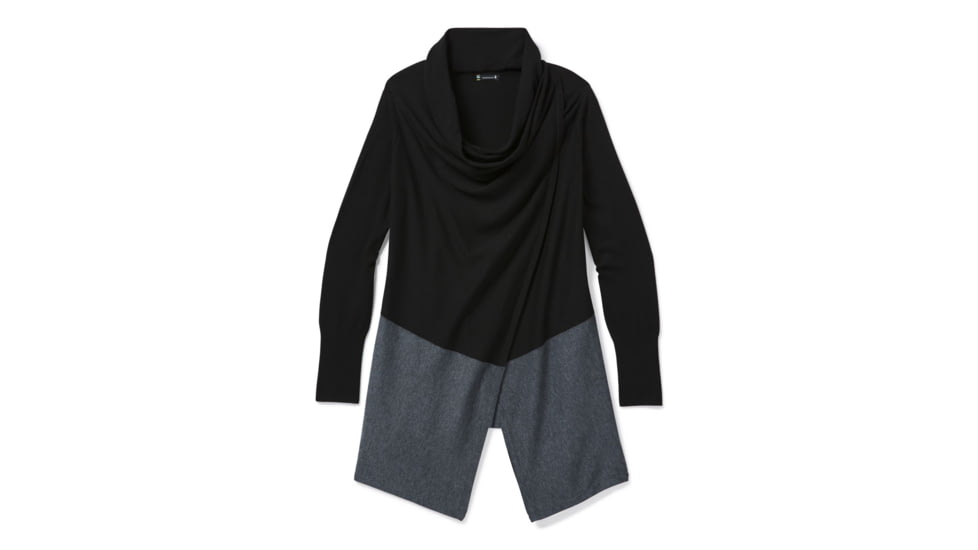 Smartwool Edgewood Wrap Sweater - Womens, Black, Small, SW016391001-S
