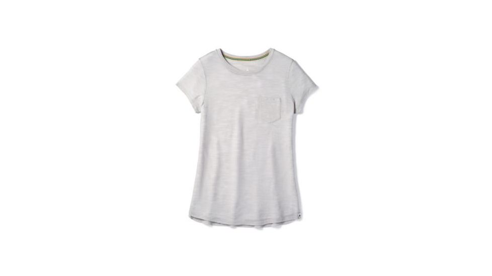 Smartwool Everyday Exploration Slub Short Sleeve Tee - Womens, Ash Heather, Small, SW016186047-S