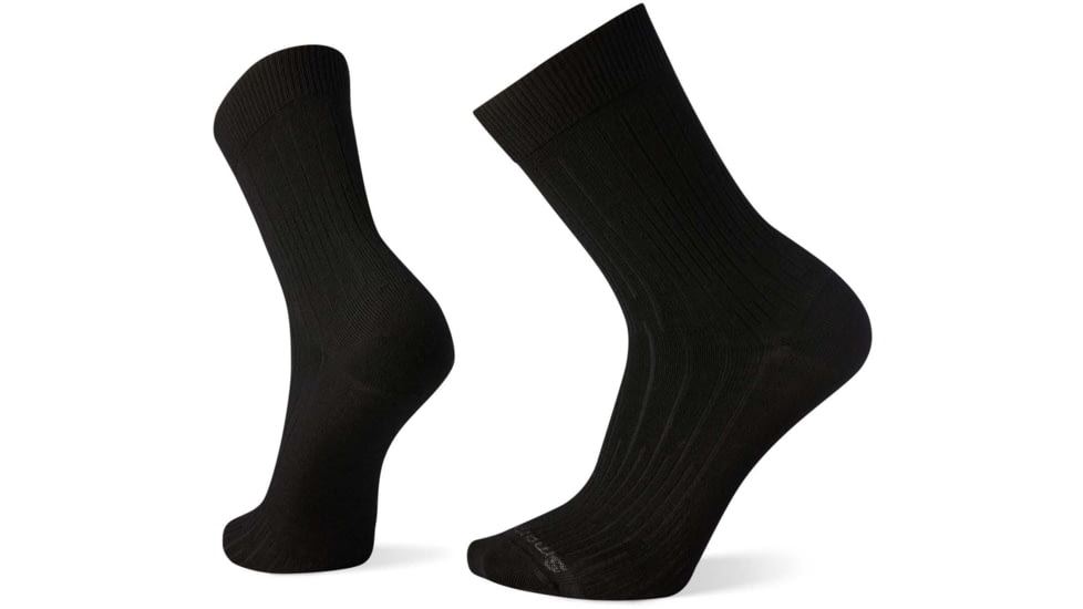 Smartwool Everyday New Basic Rib Crew Socks - Mens, Black, Medium, SW001551001M