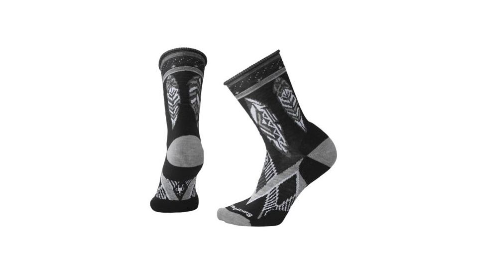 Smartwool Feather Dream Non-Binding Crew Sock - Women's, Black, Small SW003807001-S
