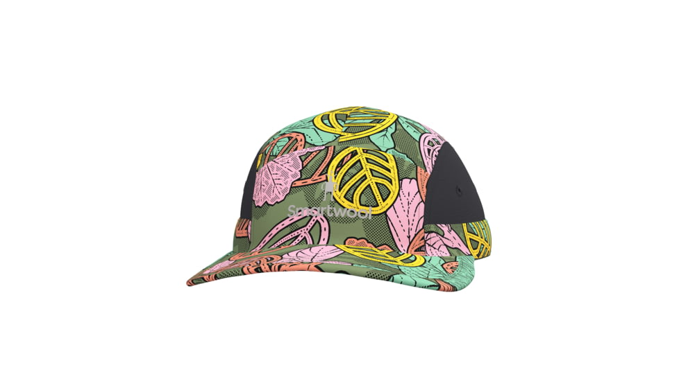 Smartwool Hike 5 Panel Hat, Fern Green Aloha Forest, One Size, SW002781P5611FM000