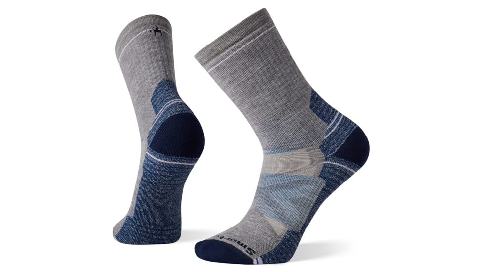 Smartwool Hike Full Cushion Crew Socks - Mens, Light Gray, Medium, SW001618039100M000