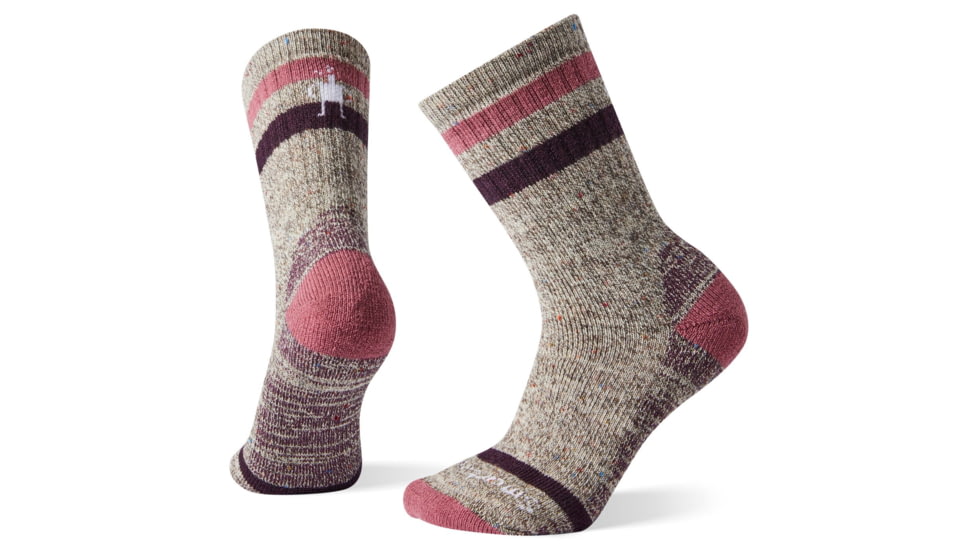 Smartwool Hike Heavy Heritage Crew Socks - Womens, Bordeaux, Large, SW001295590-L