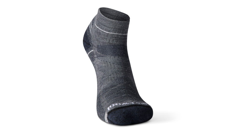 Smartwool Hike Light Cushion Ankle Socks, Medium Gray, 2XL, SW0016110521XXL000