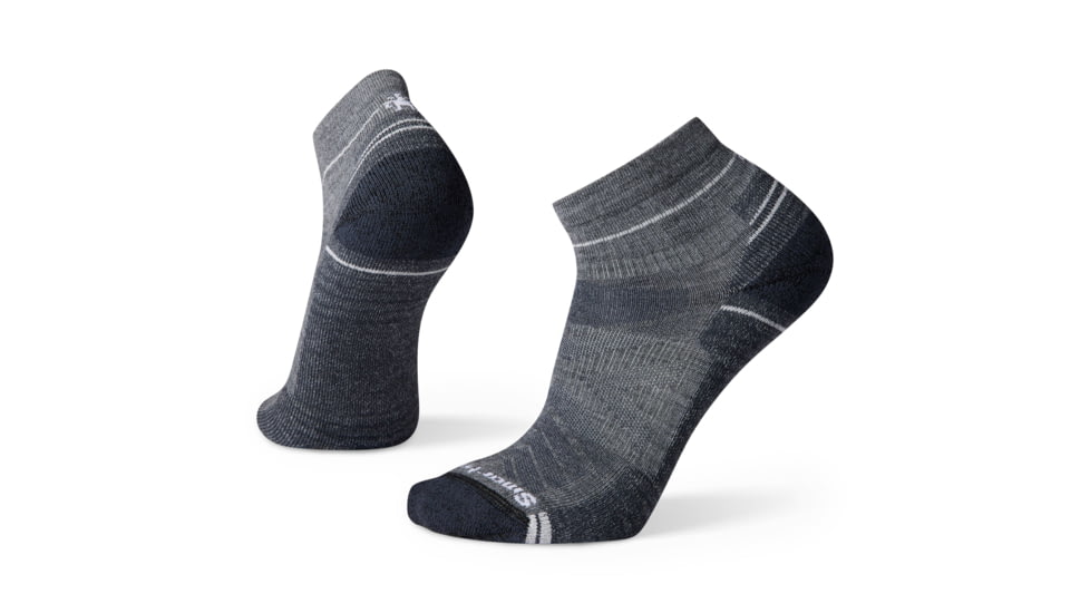 Smartwool Hike Light Cushion Ankle Socks, Medium Gray, 2XL, SW0016110521XXL000