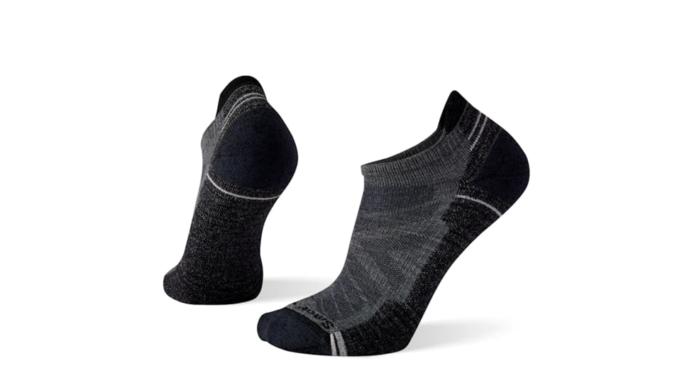 Smartwool Hike Light Cushion Low Ankle Socks, Medium Gray, Small, SW001610052100S000
