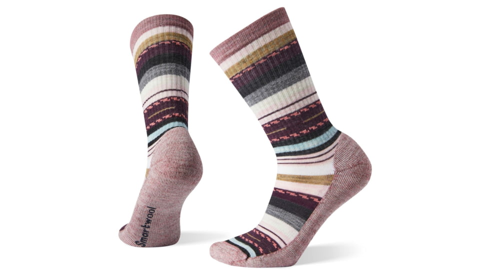 Smartwool Hike Light Margarita Crew Socks - Womens, Nostalgia Rose, Small, SW001396A32-S